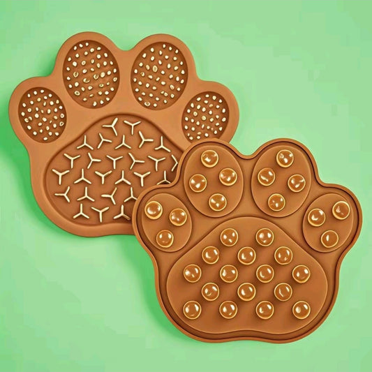 Silicone Pet Slow Feeding Mat-Brown