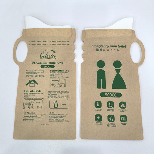 Economical Urine/Vomit Bag for All Genders & Ages (9/13/26 Pack) Designed for Emergencies, Travel, Camping, Long Car Rides and More - 900ml Capacity