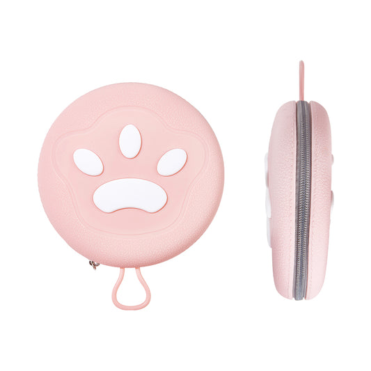 Silicone Folding Pet Bowl -Pink