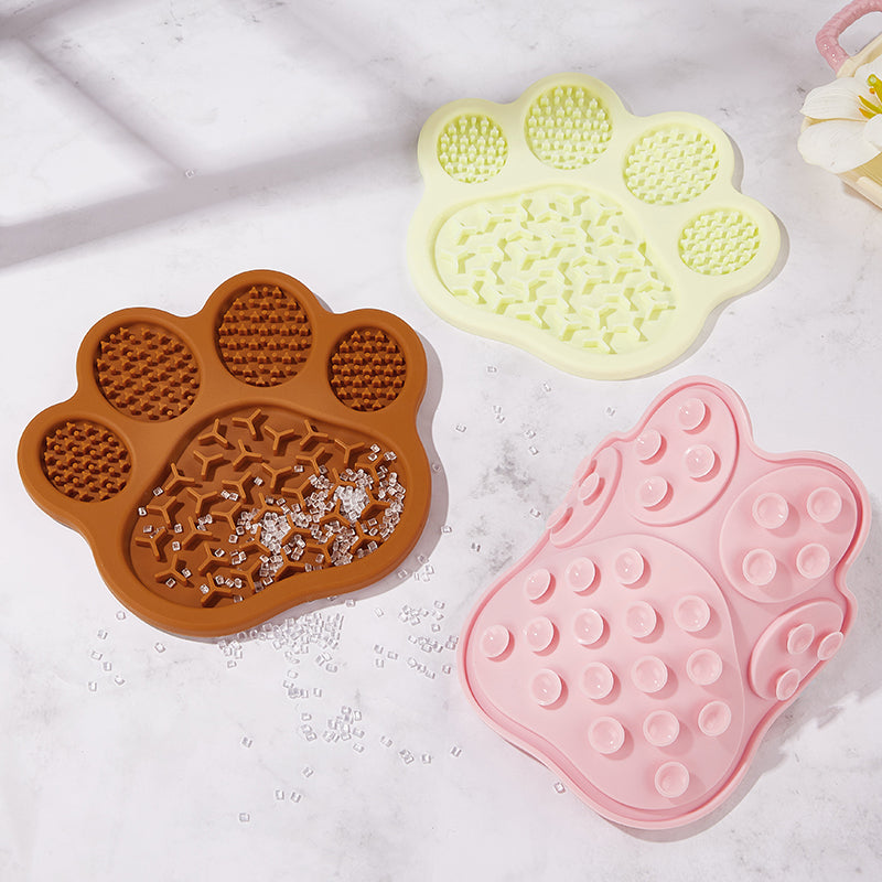 Silicone Pet Slow Feeding Mat-Brown