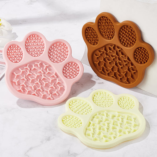 Silicone Pet Slow Feeding Mat-Brown